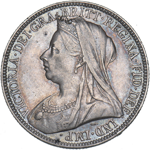 1896 Florin - Victoria British Silver Coin - Nice