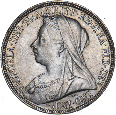 1896 Florin - Victoria British Silver Coin - Very Nice