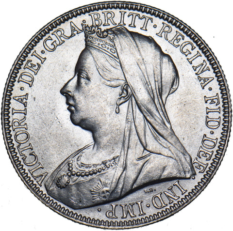 1897 Florin - Victoria British Silver Coin - Superb