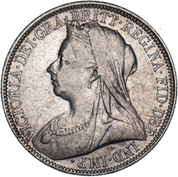 1897 Florin - Victoria British Silver Coin - Nice