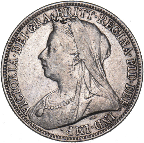 1899 Florin - Victoria British Silver Coin - Nice