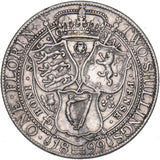 1899 Florin - Victoria British Silver Coin - Nice