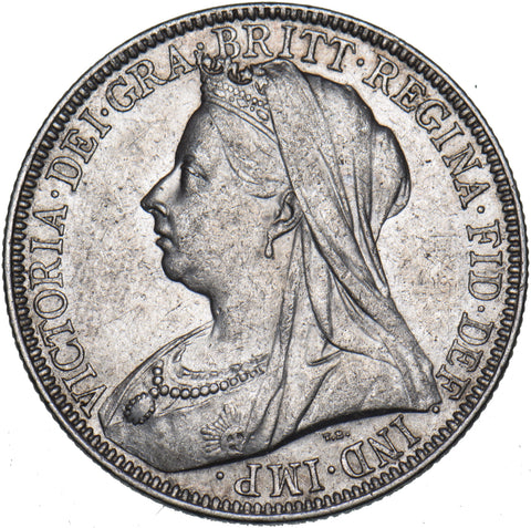 1900 Florin - Victoria British Silver Coin - Very Nice