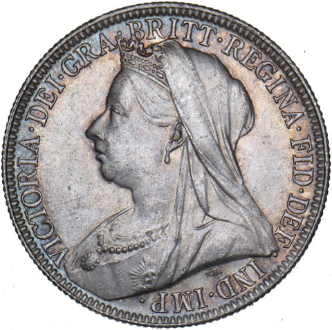 1901 Florin - Victoria British Silver Coin - Superb