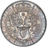 1901 Florin - Victoria British Silver Coin - Superb