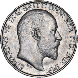 1902 Florin - Edward VII British Silver Coin - Very Nice