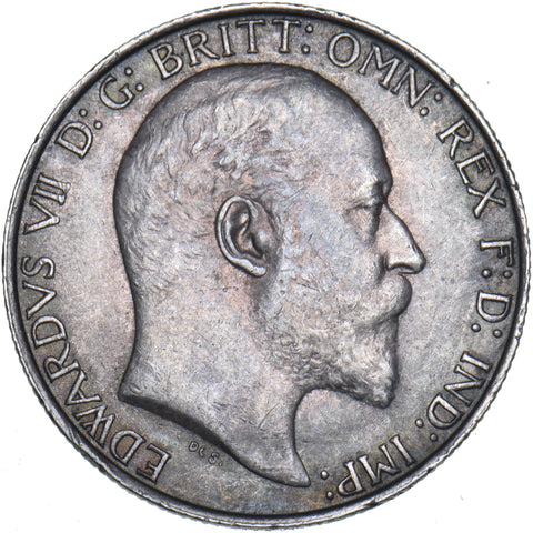 1903 Florin - Edward VII British Silver Coin - Very Nice