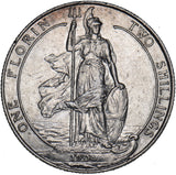 1904 Florin - Edward VII British Silver Coin - Very Nice