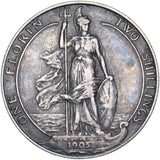 1905 Florin - Edward VII British Silver Coin - Nice