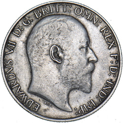 1906 Florin - Edward VII British Silver Coin - Nice