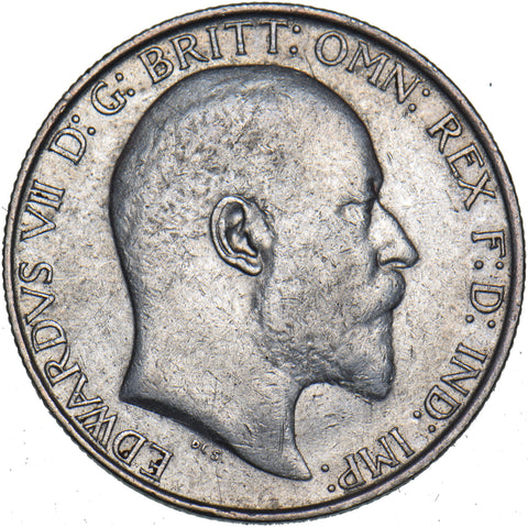 1906 Florin - Edward VII British Silver Coin - Nice