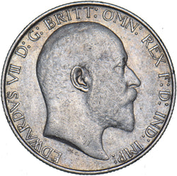 1907 Florin - Edward VII British Silver Coin - Nice
