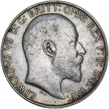 1908 Florin - Edward VII British Silver Coin - Nice