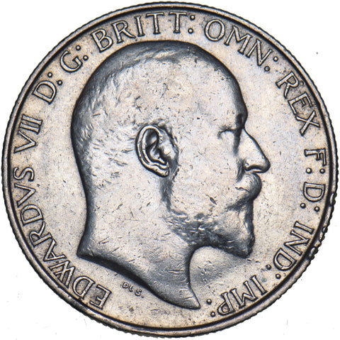 1908 Florin - Edward VII British Silver Coin