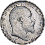 1909 Florin - Edward VII British Silver Coin - Very Nice