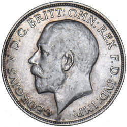 1911 Florin - George V British Silver Coin - Nice