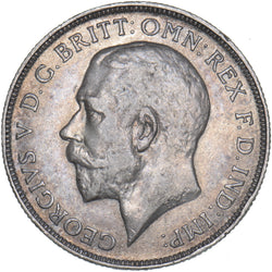 1913 Florin - George V British Silver Coin - Nice