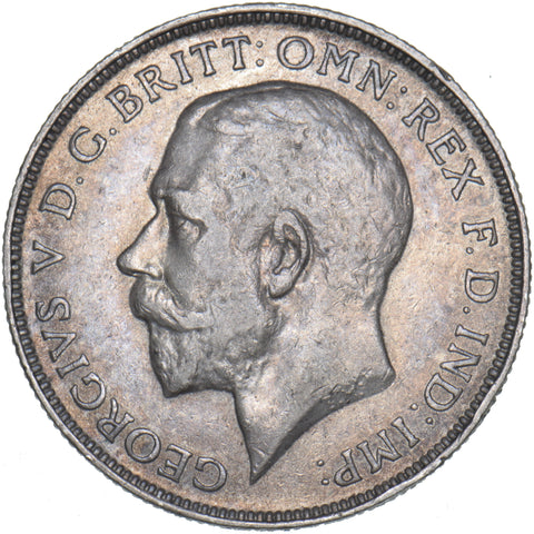 1913 Florin - George V British Silver Coin - Nice