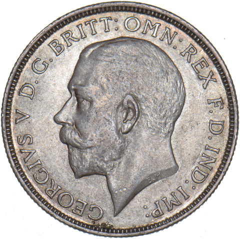 1914 Florin - George V British Silver Coin - Very Nice