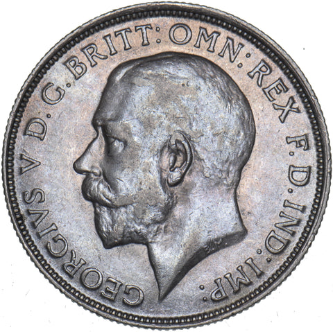 1914 Florin - George V British Silver Coin - Very Nice