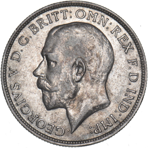1916 Florin - George V British Silver Coin - Nice