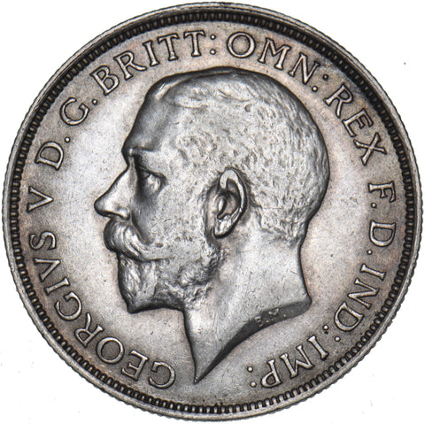 1917 Florin - George V British Silver Coin - Very Nice