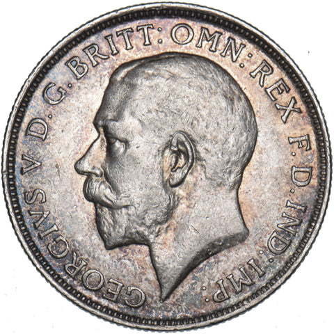 1919 Florin - George V British Silver Coin - Very Nice