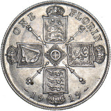 1919 Florin - George V British Silver Coin - Very Nice