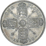 1920 Florin - George V British Silver Coin - Very Nice