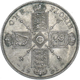 1921 Florin - George V British Silver Coin - Very Nice