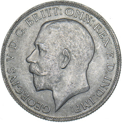 1921 Florin - George V British Silver Coin - Very Nice