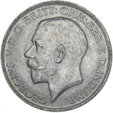 1921 Florin - George V British Silver Coin - Very Nice