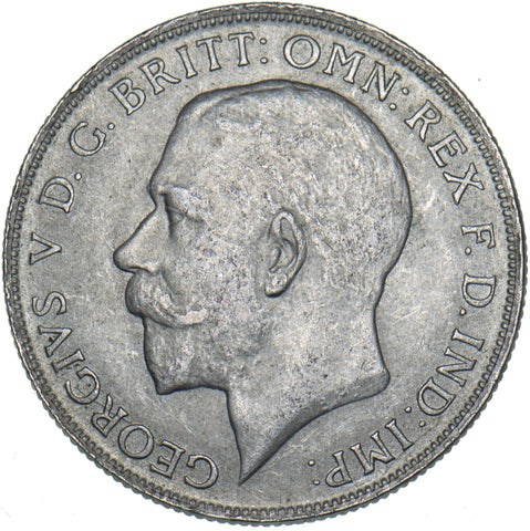 1921 Florin - George V British Silver Coin - Very Nice