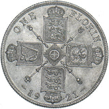 1921 Florin - George V British Silver Coin - Very Nice