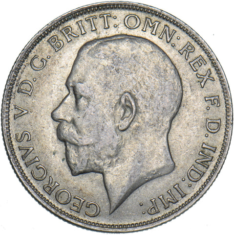 1921 Florin - George V British Silver Coin - Nice