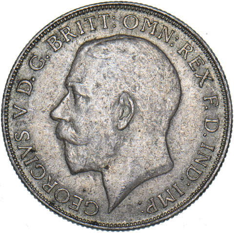 1923 Florin - George V British Silver Coin - Very Nice