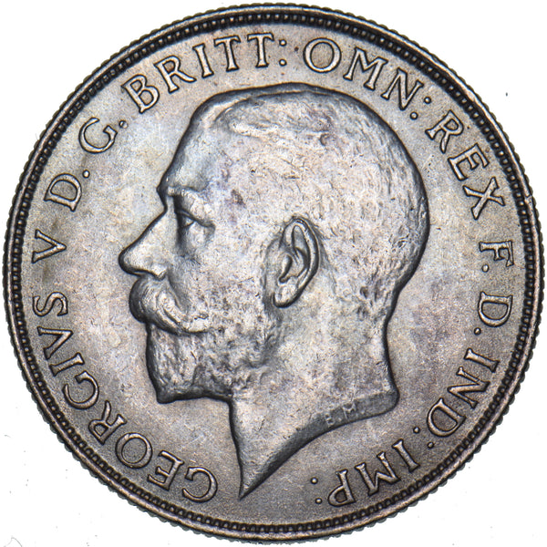 1923 Florin - George V British Silver Coin - Very Nice
