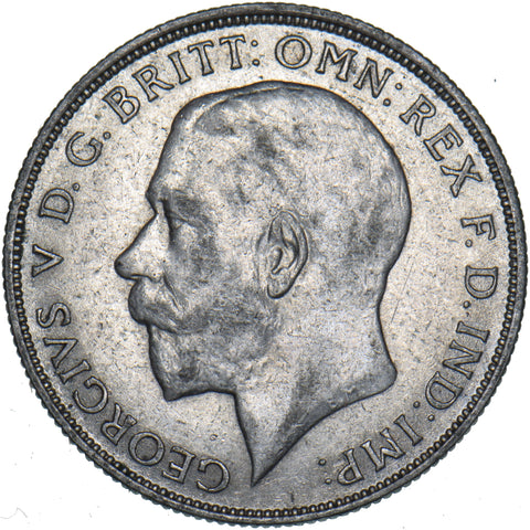 1924 Florin - George V British Silver Coin - Nice
