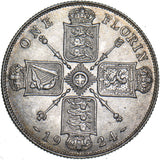 1924 Florin - George V British Silver Coin - Very Nice
