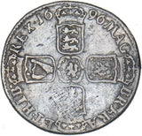 1696 E Shilling (Exeter Mint) - William III British Silver Coin