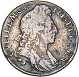 1697 Shilling - William III British Silver Coin