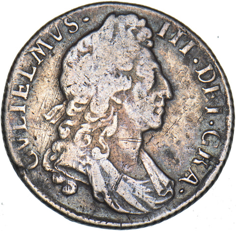 1697 Shilling - William III British Silver Coin