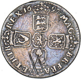 1697 Shilling - William III British Silver Coin