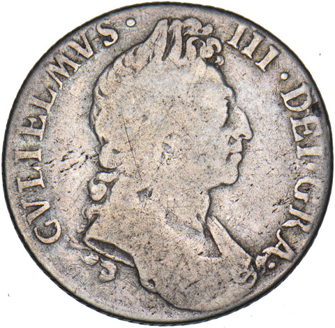1697 Shilling - William III British Silver Coin