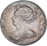 1709 Shilling - Anne British Silver Coin - Very Nice