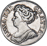 1711 Shilling - Anne British Silver Coin - Nice