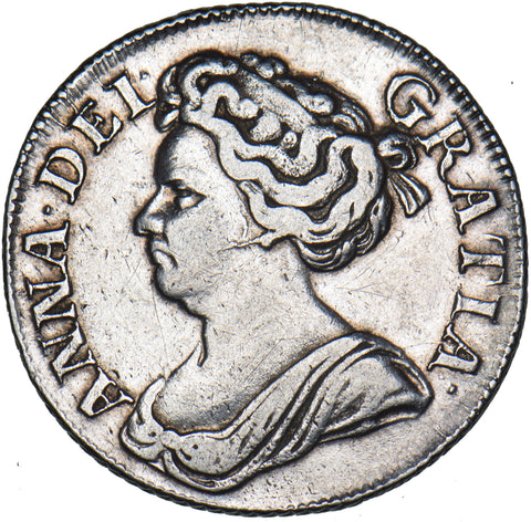 1711 Shilling - Anne British Silver Coin - Nice