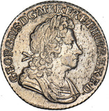 1723 SSC Shilling - George I British Silver Coin - Very Nice