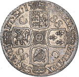 1723 SSC Shilling - George I British Silver Coin - Superb