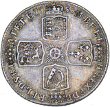 1750 Shilling - George II British Silver Coin - Nice